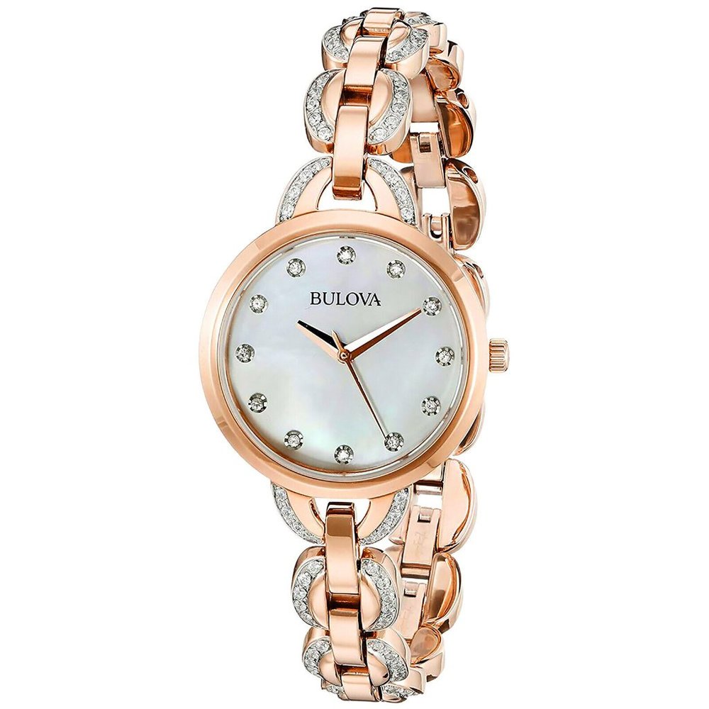 Bulova Rose Gold Ladies Dress Watch